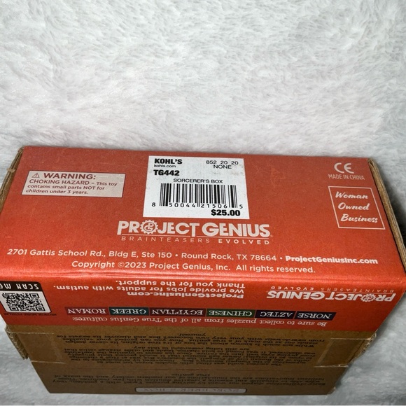 Project Genius Sorcerer's Box Wooden Brainteaser Puzzle BRAND NEW - Picture 13 of 16